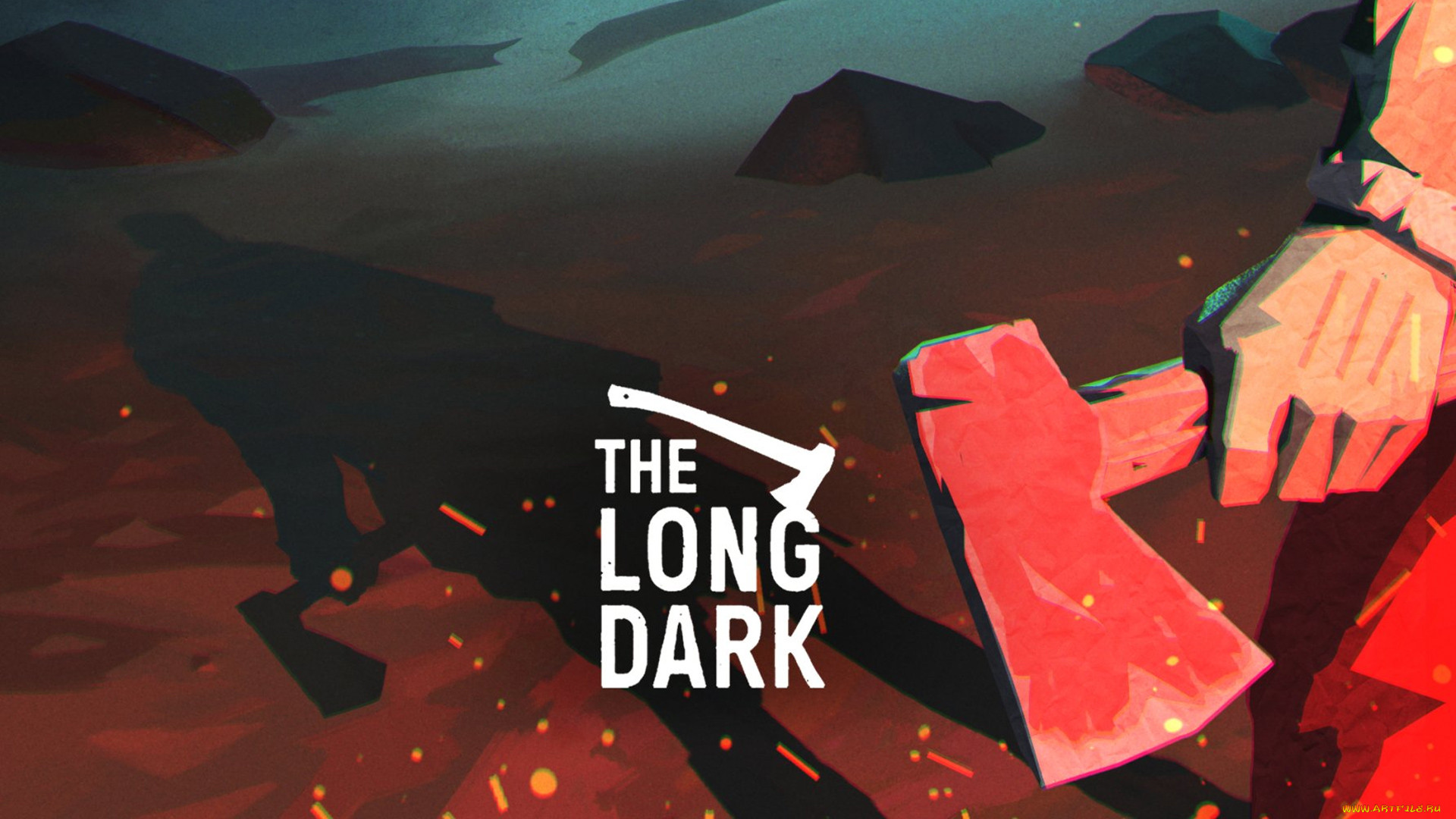 Обои Видео Игры The Long Dark, обои для рабочего стола, фотографии видео  игры, the long dark, топор, рука, тень Обои для рабочего стола, скачать  обои картинки заставки на рабочий стол.